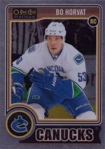 #173b Bo Horvat - Vancouver Canucks - 2014-15 O-Pee-Chee Platinum Hockey