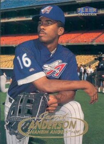 #174 Garret Anderson - Anaheim Angels - 1998 Fleer Tradition Baseball