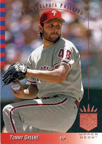 #174 Tommy Greene - Philadelphia Phillies - 1993 SP Baseball