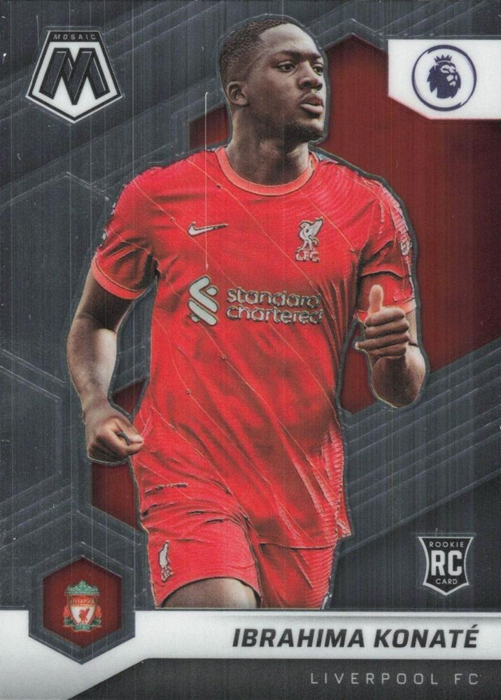 #174 Ibrahima Konate - Liverpool - 2021-22 Panini Mosaic Premier League Soccer