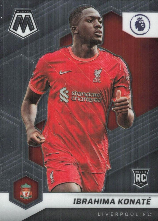 #174 Ibrahima Konate - Liverpool - 2021-22 Panini Mosaic Premier League Soccer