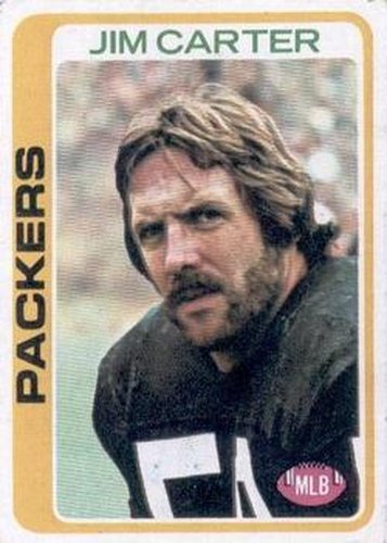 #174 Jim Carter - Green Bay Packers - 1978 Topps Football