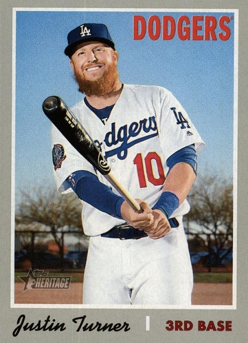 #174 Justin Turner - Los Angeles Angels - 2019 Topps Heritage Baseball