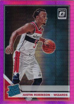 #174 Justin Robinson - Washington Wizards - 2019-20 Donruss Optic - Hyper Pink Basketball
