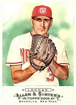 #174 John Lannan - Washington Nationals - 2009 Topps Allen & Ginter Baseball