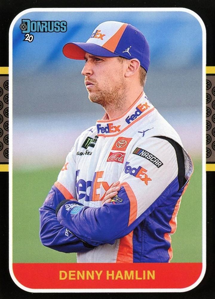 #174 Denny Hamlin - Joe Gibbs Racing - 2020 Donruss Racing