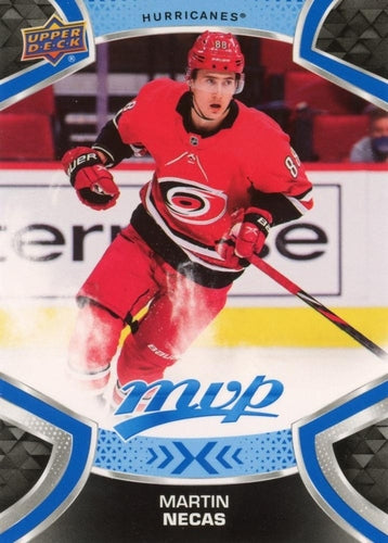 #174 Martin Necas - Carolina Hurricanes - 2021-22 Upper Deck MVP - Blue Hockey
