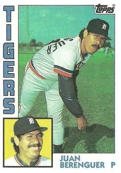 #174 Juan Berenguer - Detroit Tigers - 1984 Topps Baseball
