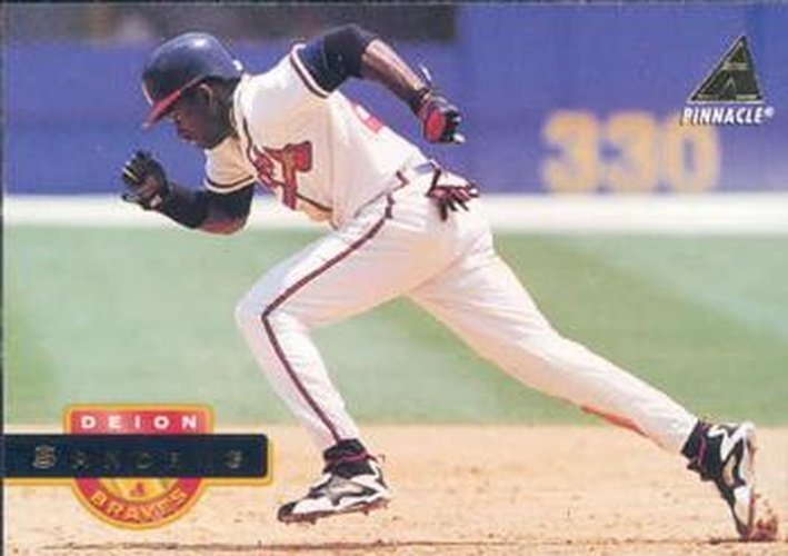 #174 Deion Sanders - Atlanta Braves - 1994 Pinnacle Baseball