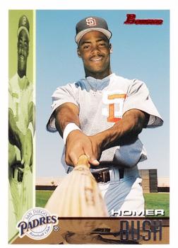 #174 Homer Bush - San Diego Padres - 1995 Bowman Baseball