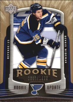 #174 Dennis Wideman - St. Louis Blues - 2005-06 Upper Deck Rookie Update Hockey