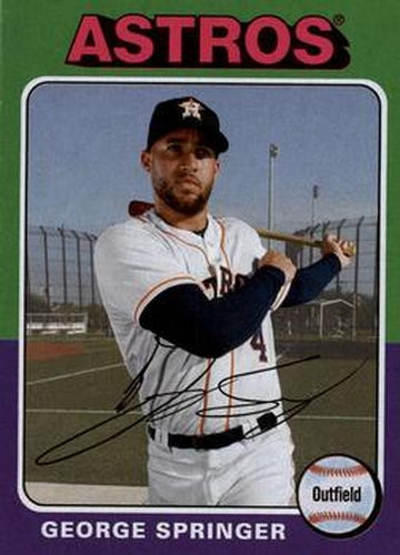 #174 George Springer - Houston Astros - 2019 Topps Archives Baseball