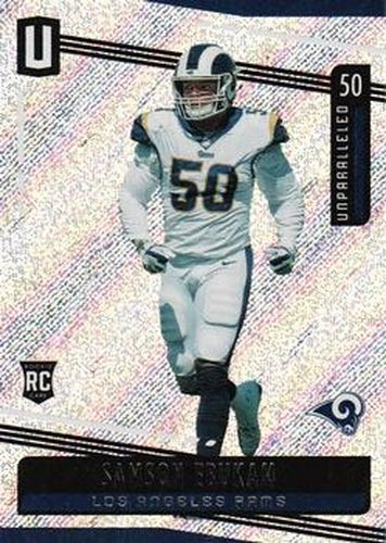 #174 Samson Ebukam - Los Angeles Rams - 2019 Panini Unparalleled Football
