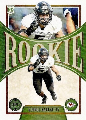 #174 George Karlaftis - Kansas City Chiefs - 2022 Panini Legacy Football