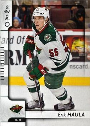 #174 Erik Haula - Minnesota Wild - 2017-18 O-Pee-Chee Hockey