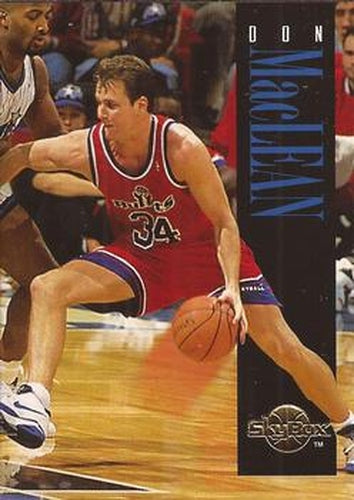 #174 Don MacLean - Washington Bullets - 1994-95 SkyBox Premium Basketball