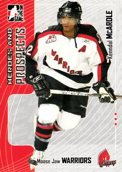 #174 Kenndal McArdle - Moose Jaw Warriors - 2005-06 In The Game Heroes and Prospects Hockey