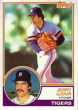 #174 Jerry Ujdur - Detroit Tigers - 1983 Topps Baseball