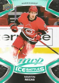 #174 Martin Necas - Carolina Hurricanes - 2021-22 Upper Deck MVP - Ice Battles Hockey