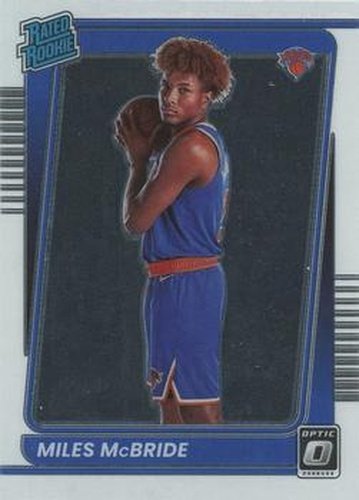 #174 Miles McBride - New York Knicks - 2021-22 Donruss Optic Basketball