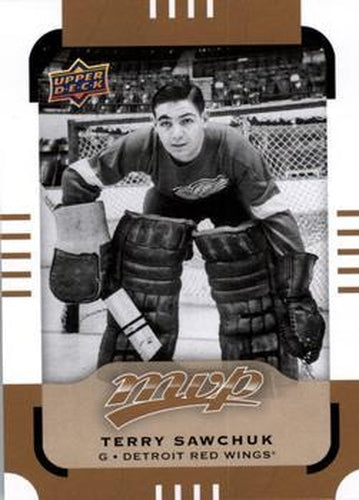 #174 Terry Sawchuk - Detroit Red Wings - 2015-16 Upper Deck MVP Hockey