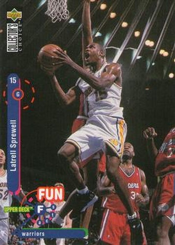#174 Latrell Sprewell - Golden State Warriors - 1995-96 Collector's Choice Basketball