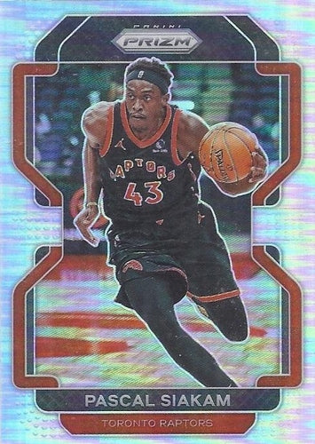 #174 Pascal Siakam - Toronto Raptors - 2021-22 Panini Prizm - Silver Basketball
