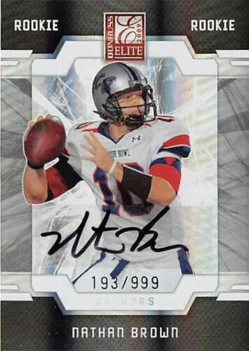 #174 Nathan Brown - Jacksonville Jaguars - 2009 Donruss Elite Football