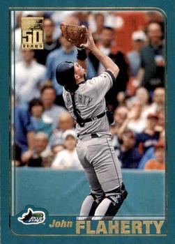 #174 John Flaherty - Tampa Bay Devil Rays - 2001 Topps Baseball