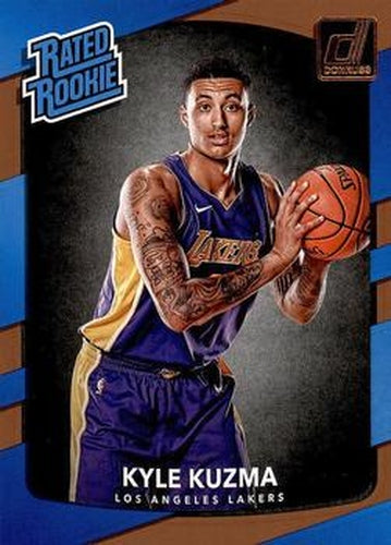 #174 Kyle Kuzma - Los Angeles Lakers - 2017-18 Donruss Basketball