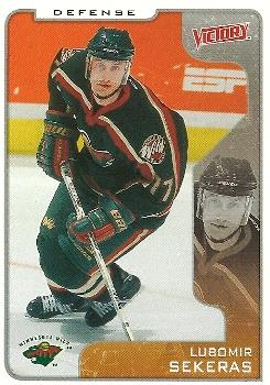 #174 Lubomir Sekeras - Minnesota Wild - 2001-02 Upper Deck Victory Hockey