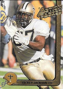 #174b Rickey Jackson - New Orleans Saints - 1991 Action Packed Football