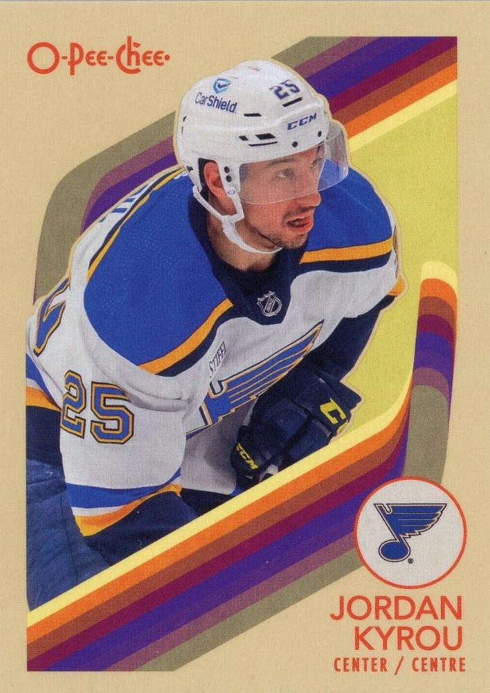 #175 Jordan Kyrou - St. Louis Blues - 2023-24 O-Pee-Chee - Retro Hockey