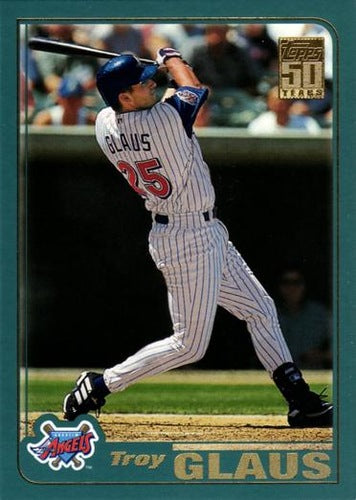 #175 Troy Glaus - Anaheim Angels - 2001 Topps Baseball