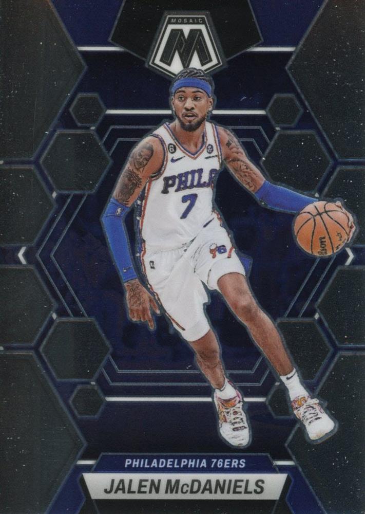 #175 Jalen McDaniels - Philadelphia 76ers - 2022-23 Panini Mosaic Basketball