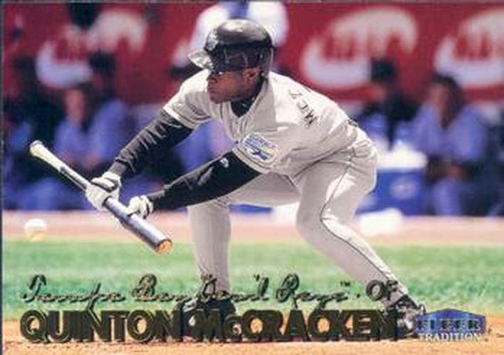 #175 Quinton McCracken - Tampa Bay Devil Rays - 1999 Fleer Tradition Baseball
