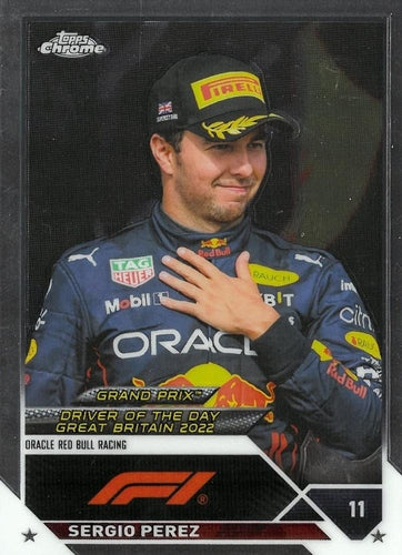 #175 Sergio Perez - Oracle Red Bull Racing - 2023 Topps Chrome Formula 1 Racing