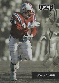 #175 Jon Vaughn - New England Patriots - 1993 Playoff Football