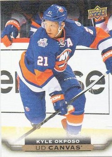 #C175 Kyle Okposo - New York Islanders - 2015-16 Upper Deck - UD Canvas Hockey