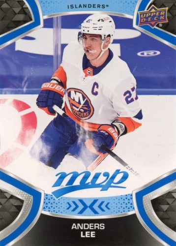 #175 Anders Lee - New York Islanders - 2021-22 Upper Deck MVP - Blue Hockey
