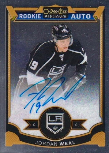 #175 Jordan Weal - Los Angeles Kings - 2015-16 O-Pee-Chee Platinum Hockey