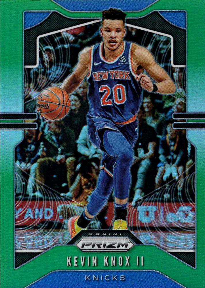 #175 Kevin Knox II - New York Knicks - 2019-20 Panini Prizm - Prizms Green Basketball