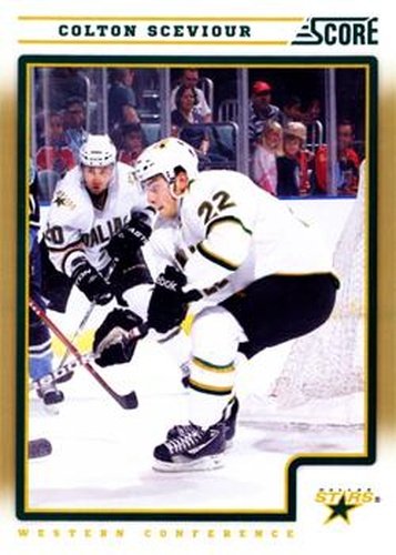 #175 Colton Sceviour - Dallas Stars - 2012-13 Score - Gold Rush Hockey