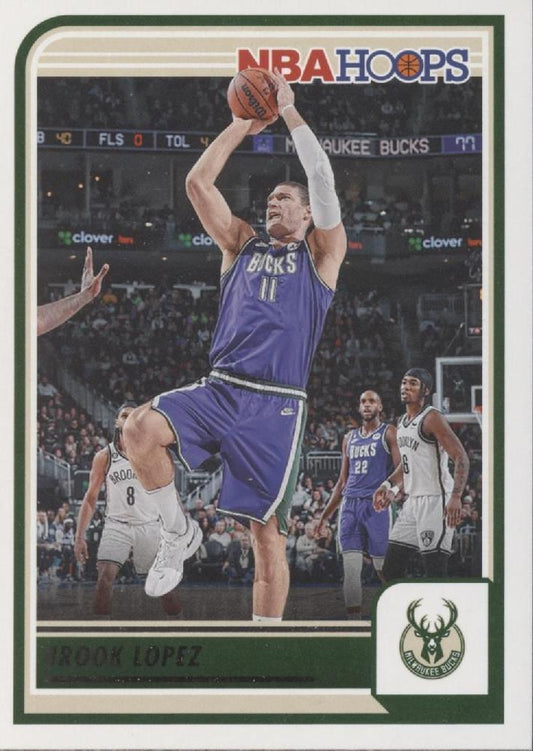 #175 Brook Lopez - Milwaukee Bucks - 2023-24 Hoops Basketball