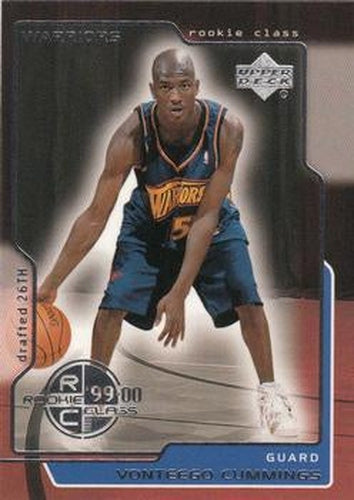 #175 Vonteego Cummings - Golden State Warriors - 1999-00 Upper Deck Basketball