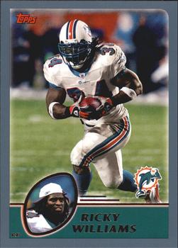 #175 Ricky Williams - Miami Dolphins - 2003 Topps Football