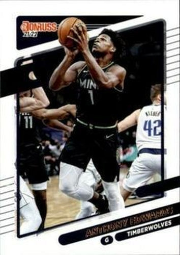 #175 Anthony Edwards - Minnesota Timberwolves - 2021-22 Donruss Basketball