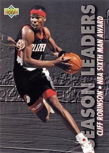 #175 Cliff Robinson - Portland Trail Blazers - 1993-94 Upper Deck Basketball