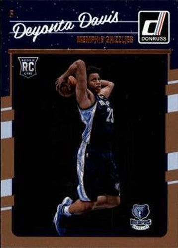 #175 Deyonta Davis - Memphis Grizzlies - 2016-17 Donruss Basketball