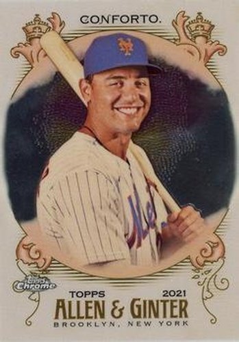 #175 Michael Conforto - New York Mets - 2021 Topps Allen & Ginter Chrome Baseball